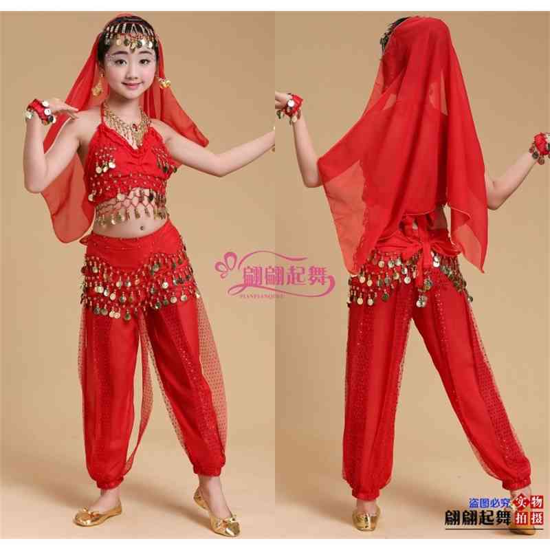 New belly practice clothes, children's National Indian dance stage performance clothes
New belly practice clothes, children's National Indian dance stage performance clothes
