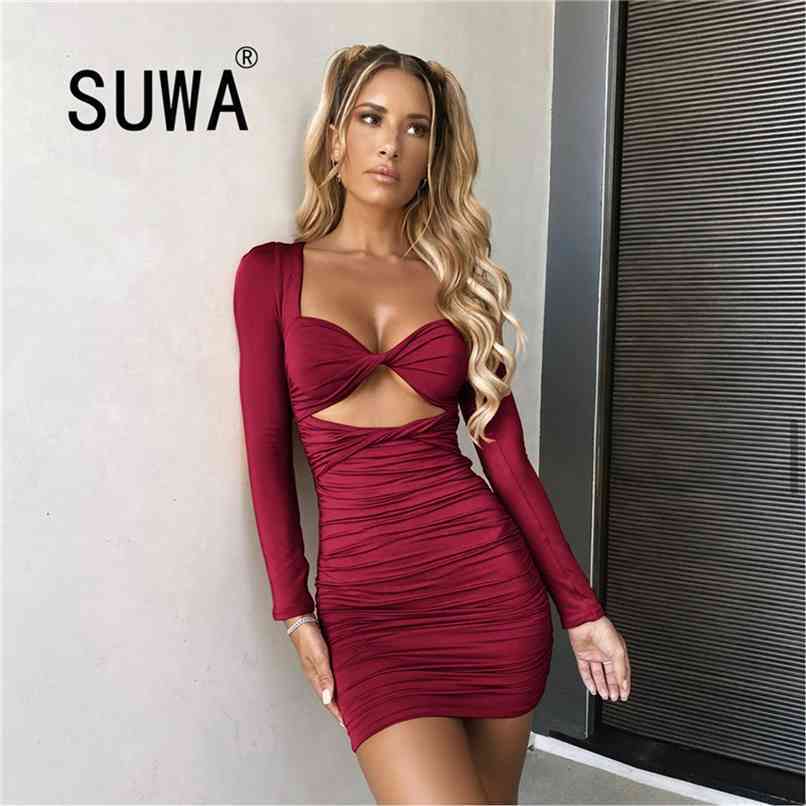 Front Hollow Out Sexy Club Women Dresses Free Ladies Evening Party Long Sleeve Elegant Wedding Mini Robe 210525, Burgundy
Front Hollow Out Sexy Club Women Dresses Free Ladies Evening Party Long Sleeve Elegant Wedding Mini Robe 210525, Burgundy