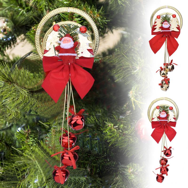 Christmas Decorations Bell Hanging Decoration - Navidad Pendant With Bow-Knot Santa Claus Tree Natal
Christmas Decorations Bell Hanging Decoration - Navidad Pendant With Bow-Knot Santa Claus Tree Natal