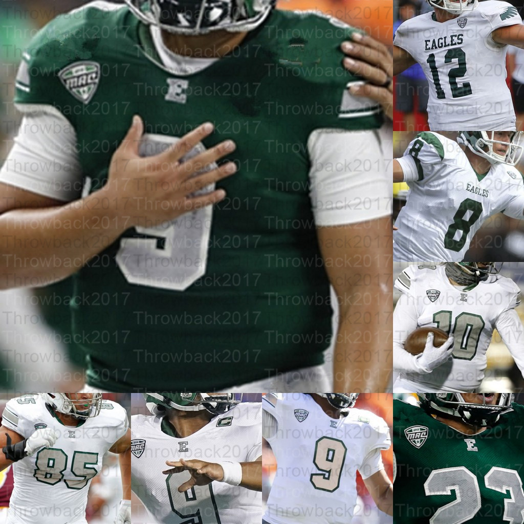 Custom Eastern Michigan EMU College Football Jerseys Maxx Crosb Mike Glass Shaq Vann Arthur Jackson III Quian Williams Mathew Sexton, White ii
Custom Eastern Michigan EMU College Football Jerseys Maxx Crosb Mike Glass Shaq Vann Arthur Jackson III Quian Williams Mathew Sexton, White ii