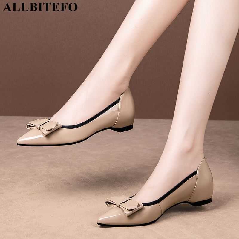 ALLBITEFO large size:34-42 genuine leather bowtie thick heels wedding women shoes low-heeled women heels office ladies shoes 210611, As picture
ALLBITEFO large size:34-42 genuine leather bowtie thick heels wedding women shoes low-heeled women heels office ladies shoes 210611, As picture