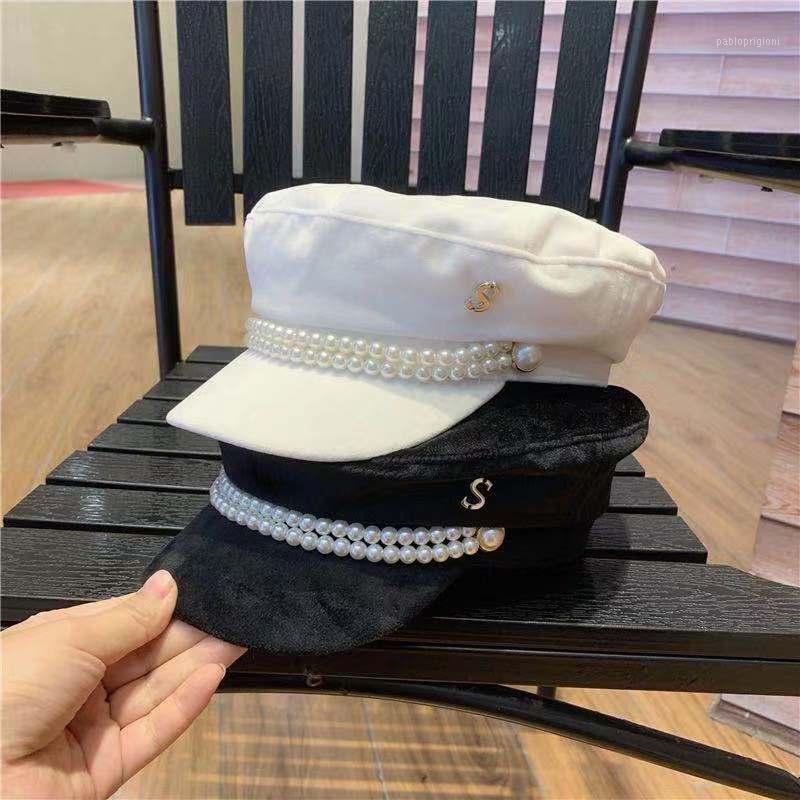 Berets Female Autumn Korean Version Of The Pearl Letter Beret Fashion Wild Girl Cap Retro Art Painter Hat Sun, White
Berets Female Autumn Korean Version Of The Pearl Letter Beret Fashion Wild Girl Cap Retro Art Painter Hat Sun, White