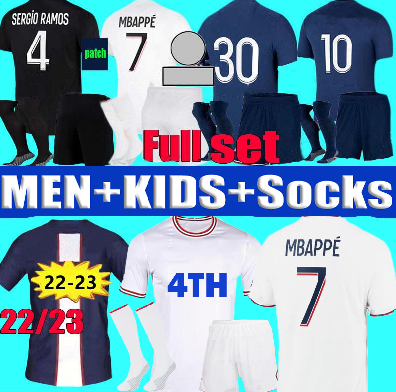 MBAPPE HAKIMI RAMOS soccer jersey 2021 2022 PSgS PLAYER maillot de foot shirt 21 22 23 men kids hommes enfants kit VERRATTI MARQUINHOS KIMPEMBE fourth Icardi di Maria, 2021-22 away shirt +patch
MBAPPE HAKIMI RAMOS soccer jersey 2021 2022 PSgS PLAYER maillot de foot shirt 21 22 23 men kids hommes enfants kit VERRATTI MARQUINHOS KIMPEMBE fourth Icardi di Maria, 2021-22 away shirt +patch