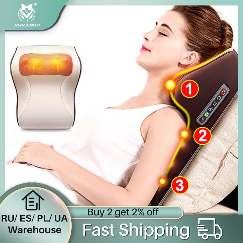 3 in 1 Newest Massage Pillow with Car Home Duel Use Easy Carry Neck Back Shoulder Waist Body Massager Gift Relief Pain EU plugs
3 in 1 Newest Massage Pillow with Car Home Duel Use Easy Carry Neck Back Shoulder Waist Body Massager Gift Relief Pain EU plugs