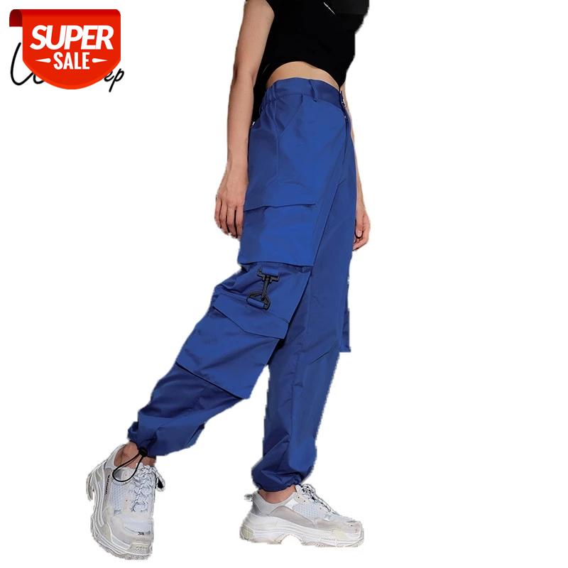 Weekeep Women High Waist Blue Cargo Pants Fashion Loose Pockets Pants Womens Streetwear Patchwork Pencil Sweat Bottom #jn02, Black;white
Weekeep Women High Waist Blue Cargo Pants Fashion Loose Pockets Pants Womens Streetwear Patchwork Pencil Sweat Bottom #jn02, Black;white