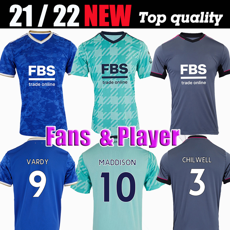 

21 22 Leicester city soccer jersey IHEANACHO BARNES LCFC away top football shirt 2021 2022 VARDY NDIDI MADDISON TIELEMANS GRAY MORGAN RICARDO uniforms Men + kids kit, Third fans +patch