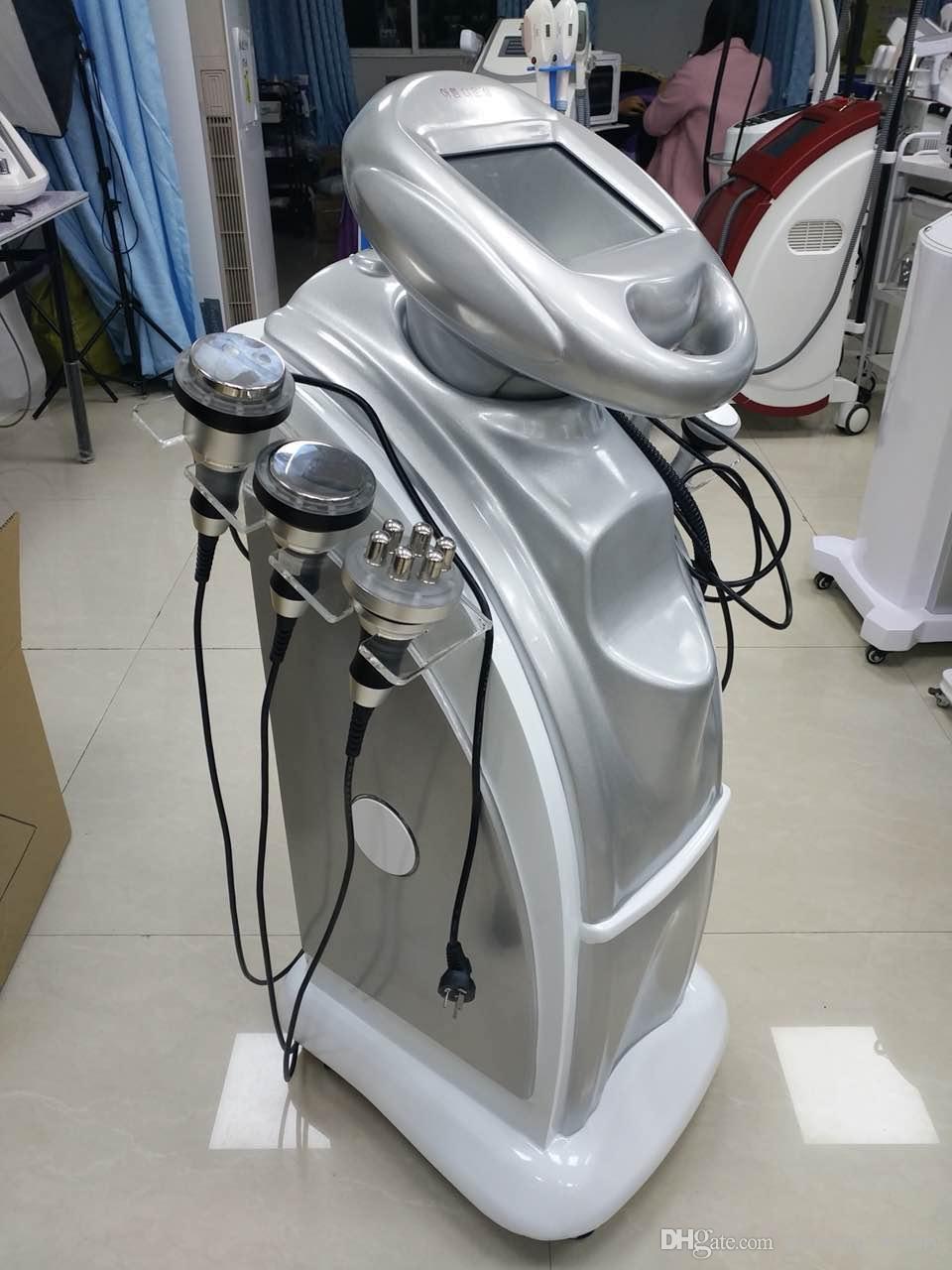 2021 Best 7 In 1 80K Weight Loss Remove Cellulite Reduces Ultrasonic Vacuum Cavitation RF Radio Frequency Slimming Cellulite Beauty Machine