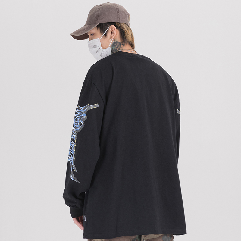Aolamegs Sweatshirt Men Cute Printed Men Pullover Casual Style Ancient Culture Painting O-neck Baggy All-match Cozy Streetwear 201114