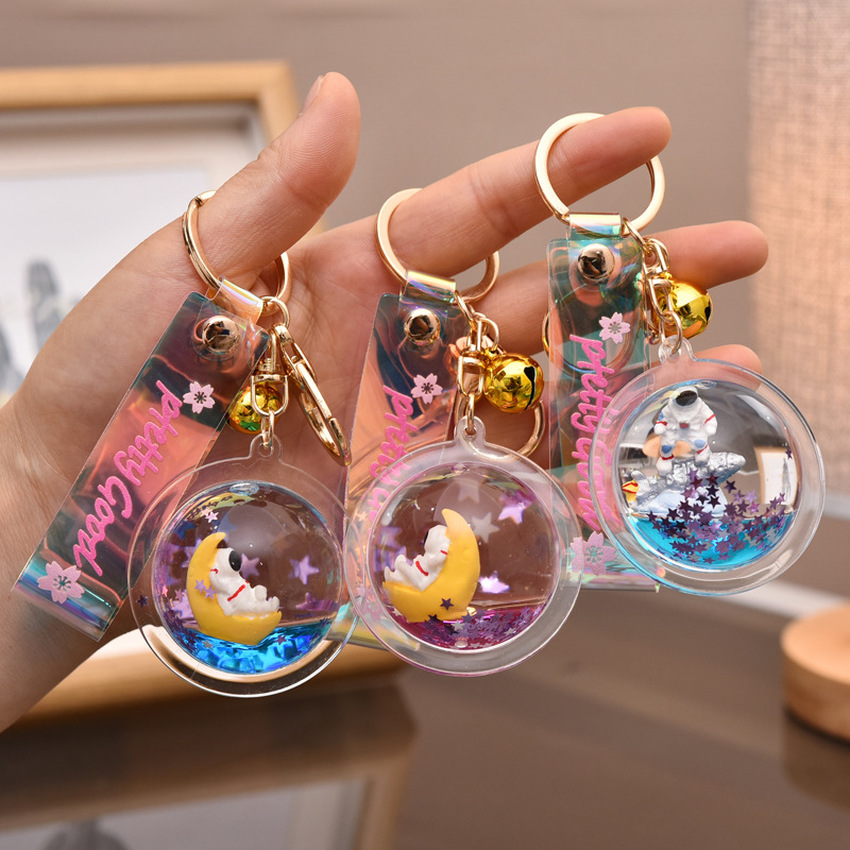 Pilot Astronaut Space Oil Liquid Keychain Acrylic Quicksand Key Ring Couple Car Bag Hanging Key Chain Pendant Women Student Fashion Jewelry Will and Sandy
Pilot Astronaut Space Oil Liquid Keychain Acrylic Quicksand Key Ring Couple Car Bag Hanging Key Chain Pendant Women Student Fashion Jewelry Will and Sandy