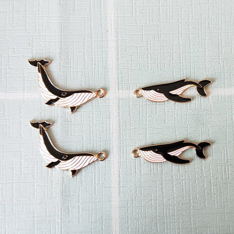 10pcs Cute Whale Enamel Charms Drop Oil Cartoon Ocean Fish Alloy Charm Pendants Fit Earring Bracelet Jewelry DIY Accessory
10pcs Cute Whale Enamel Charms Drop Oil Cartoon Ocean Fish Alloy Charm Pendants Fit Earring Bracelet Jewelry DIY Accessory