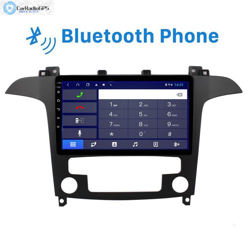 Android 10 Car Dvd Player for Ford S-MAX 2007-2008 Radio 2012-2013 with Video Mirrorring BT DSP 9"