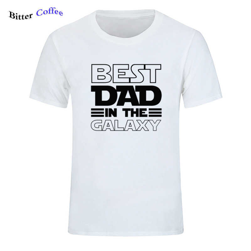 Dad In The Galaxy T-Shirt Funny Fathers Day Present Birthday Gifts For Men Husband Summer Cotton T Shirt T-shirt 210629