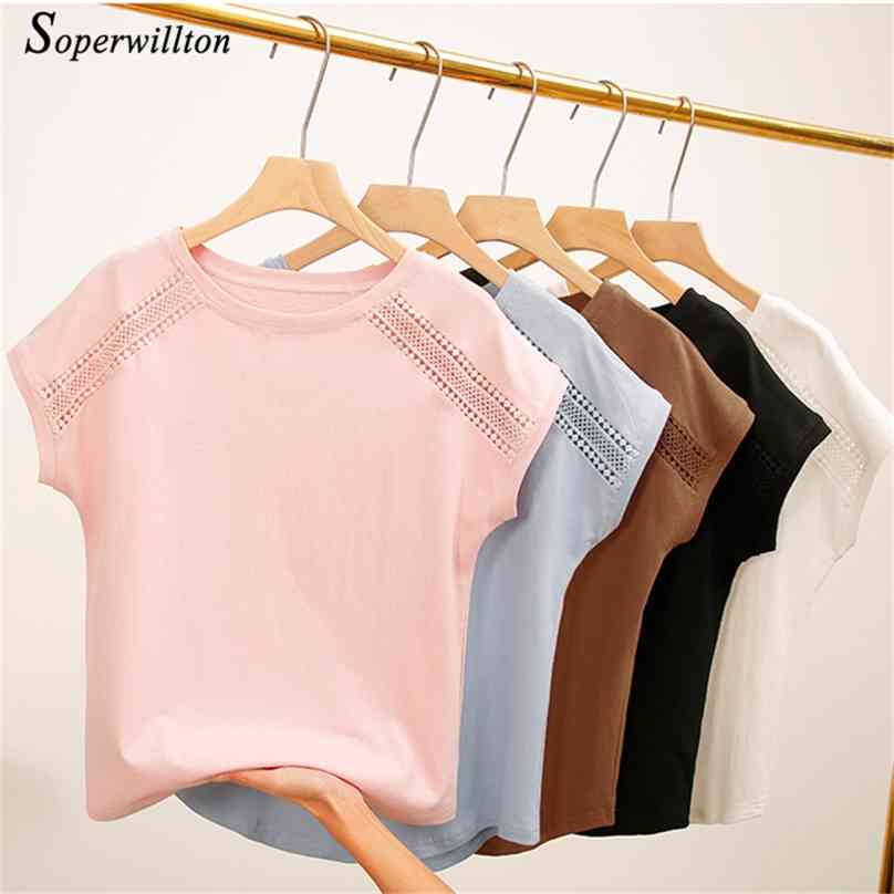 Female T-shirt Women Tops Summer Cotton T-Shirts For Black White Pink Plus Size Tshirt Short Sleeve T Shirts 210720 
Female T-shirt Women Tops Summer Cotton T-Shirts For Black White Pink Plus Size Tshirt Short Sleeve T Shirts 210720