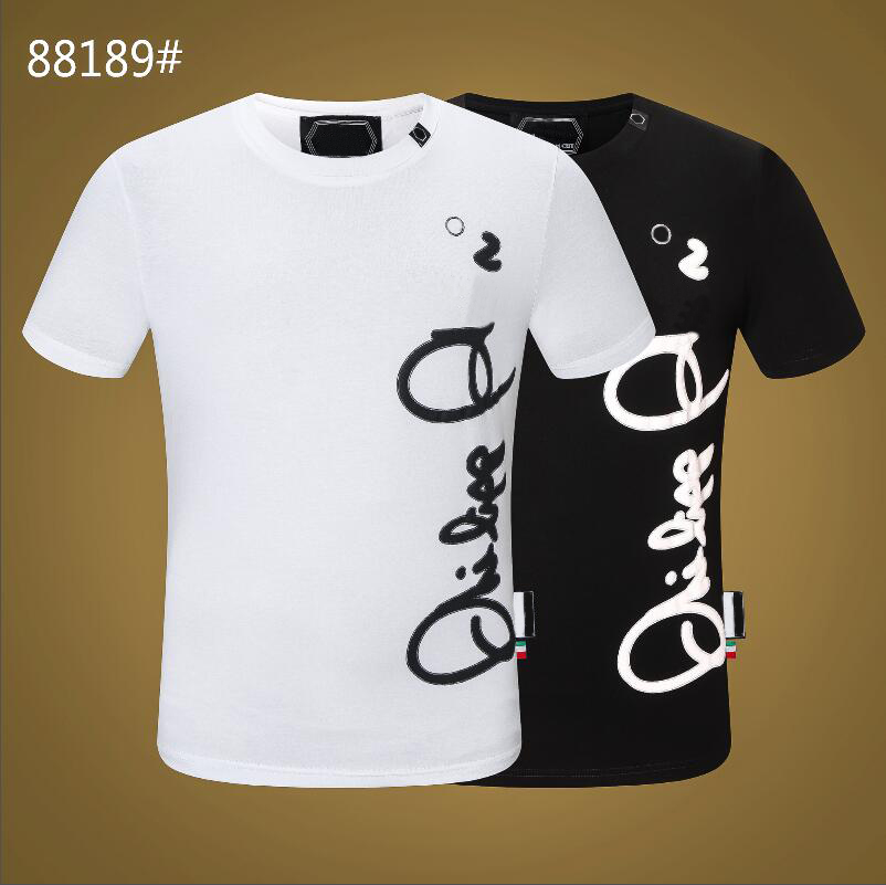 PP Fashion Men's Designer slim fit T-shirt Summer rhinestone Short Sleeve Round Neck shirt tee Skulls Print Tops Streetwear collar Polos M-xxxL P88189, White
PP Fashion Men's Designer slim fit T-shirt Summer rhinestone Short Sleeve Round Neck shirt tee Skulls Print Tops Streetwear collar Polos M-xxxL P88189, White