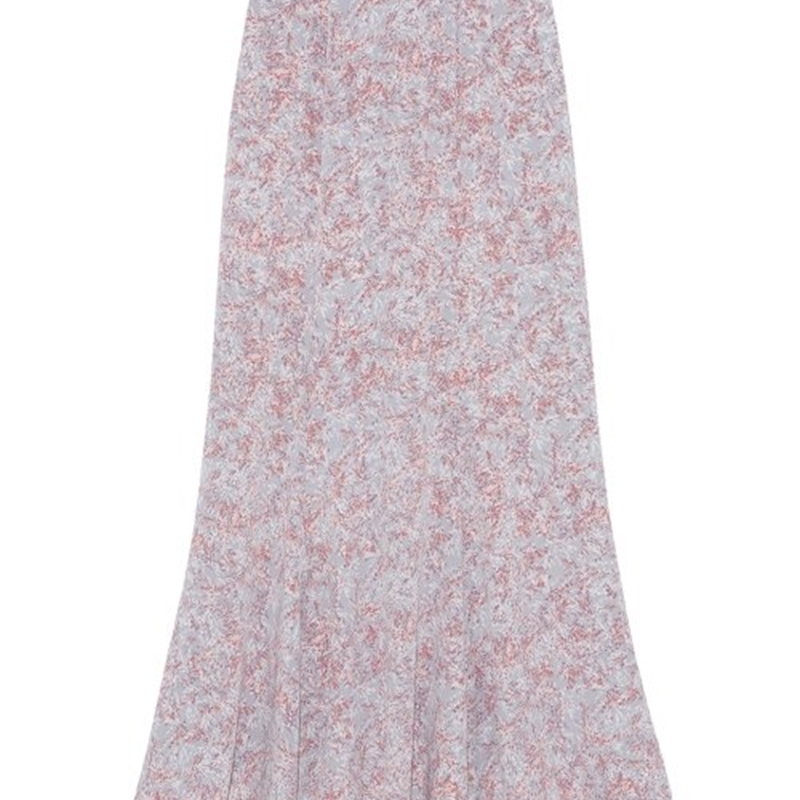 Gagarich Women Skirt 2021 Spring Autumn Japanese Sweet Temperament Female High Waisted Slimming Vintage Floral Printed Skirts 210309