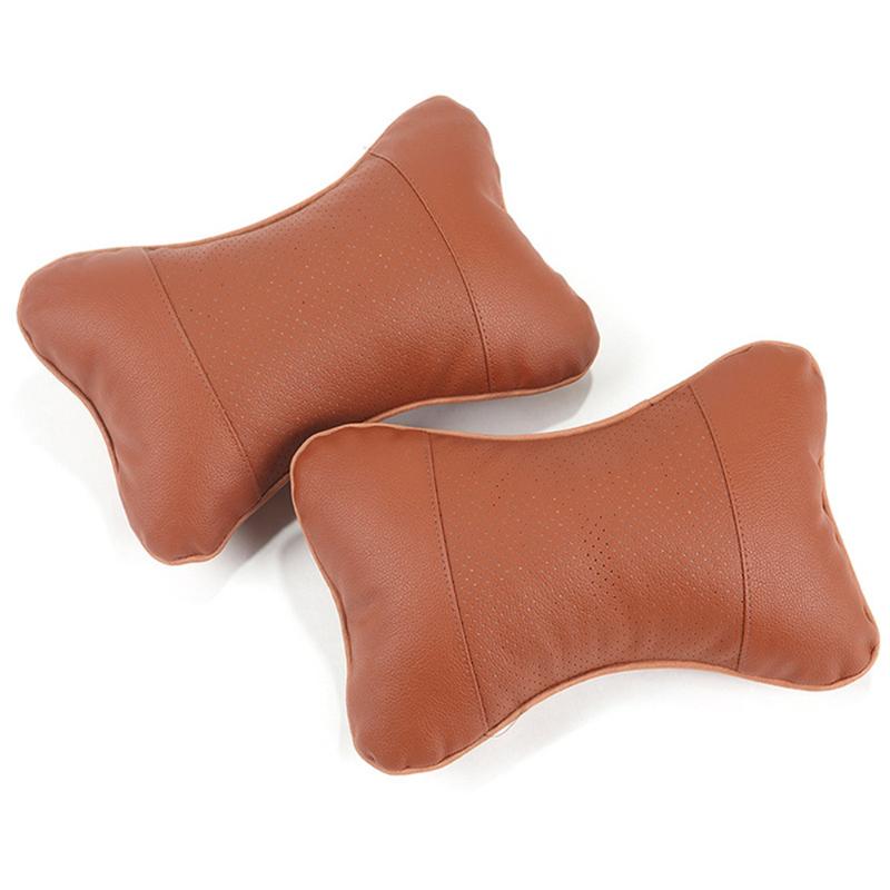 Seat Cushions 2 Pieces Car Neck Pillows Red Wine Both Side Pu Leather Single Headrest Fit For Most Cars Filled Fiber Universal Pillow
Seat Cushions 2 Pieces Car Neck Pillows Red Wine Both Side Pu Leather Single Headrest Fit For Most Cars Filled Fiber Universal Pillow