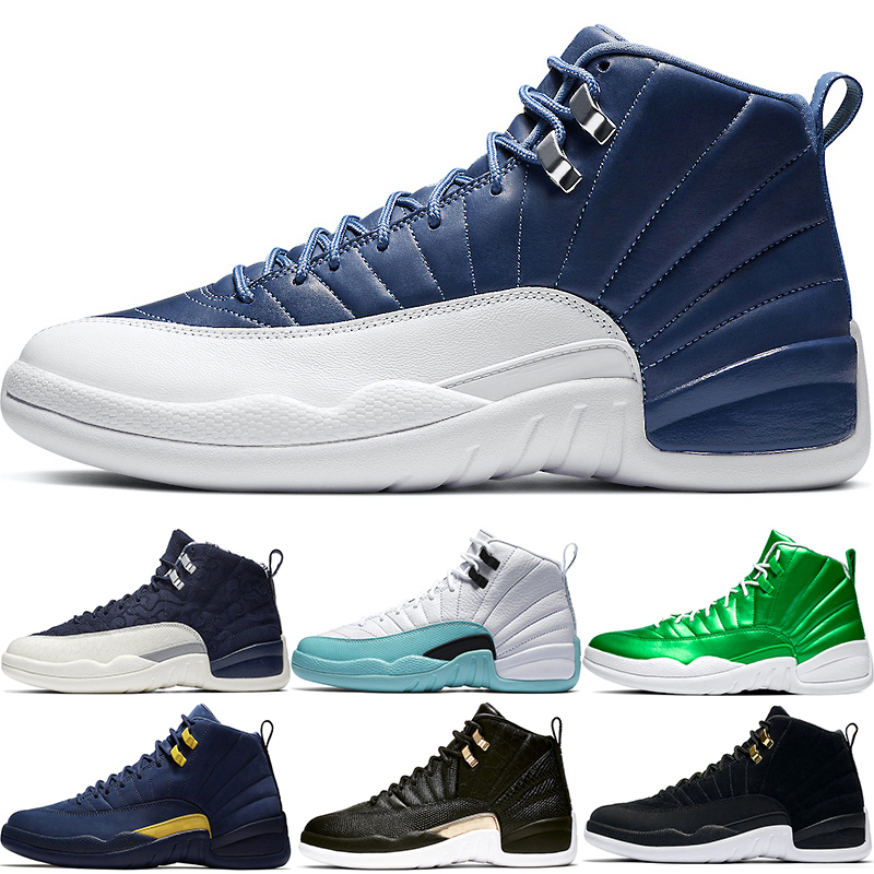hot men basketball shoes 12 12s mens Bulls Dark Grey FIBA Game Royal Indigo International Flight Michigan Reptile Reverse Taxi Twist sneakers us 13
hot men basketball shoes 12 12s mens Bulls Dark Grey FIBA Game Royal Indigo International Flight Michigan Reptile Reverse Taxi Twist sneakers us 13
