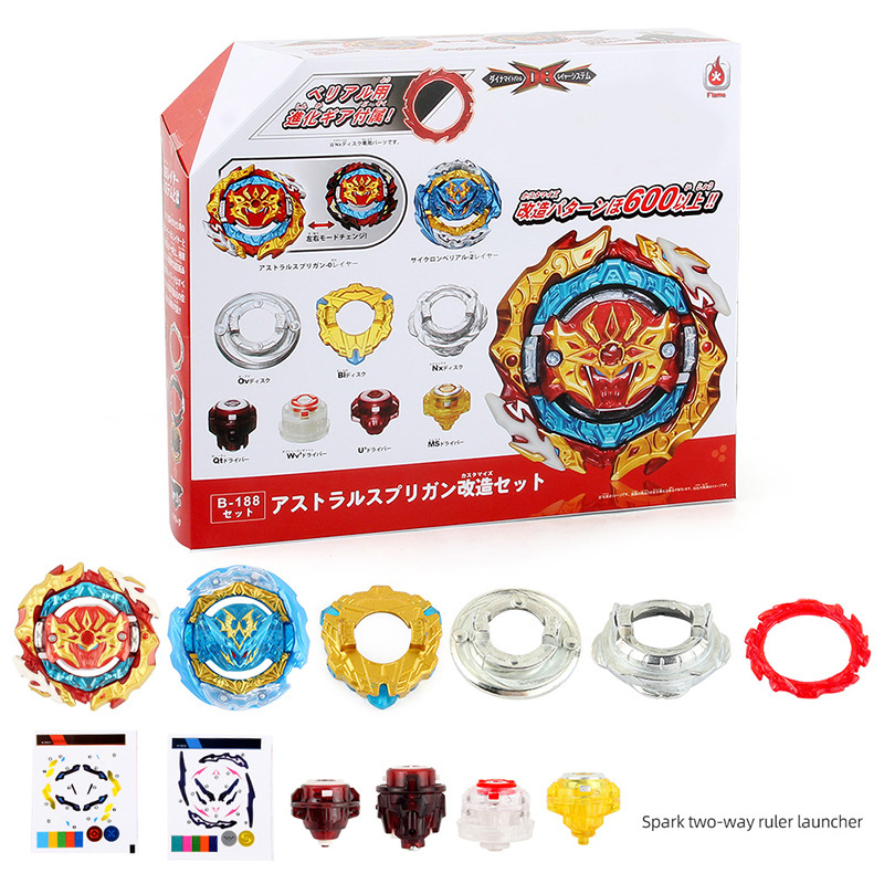 Beyblade Burst Toy Spinning Top B188-E Astral Spriggan Beys With Starter Launcher B-188 Gyro Metal God Bayblade Blade Blades Sparking Toys For Children
Beyblade Burst Toy Spinning Top B188-E Astral Spriggan Beys With Starter Launcher B-188 Gyro Metal God Bayblade Blade Blades Sparking Toys For Children