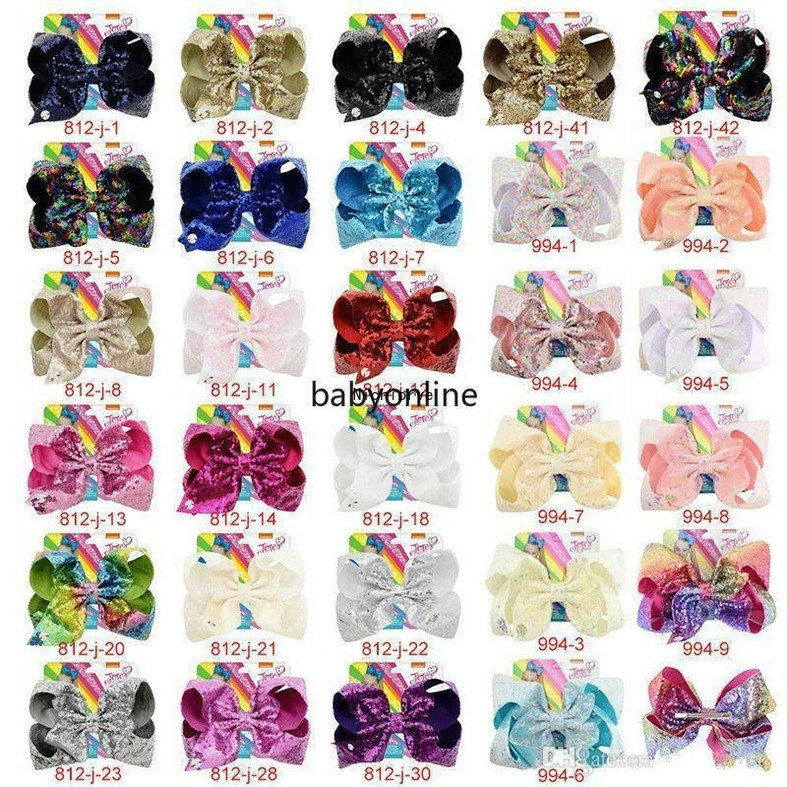 DHL 8 Inch Jojo Siwa Hair Bows Jojo Bows With Clip For Baby Children Large Sequin Bow Unicorn hair Bows FY4294
DHL 8 Inch Jojo Siwa Hair Bows Jojo Bows With Clip For Baby Children Large Sequin Bow Unicorn hair Bows FY4294