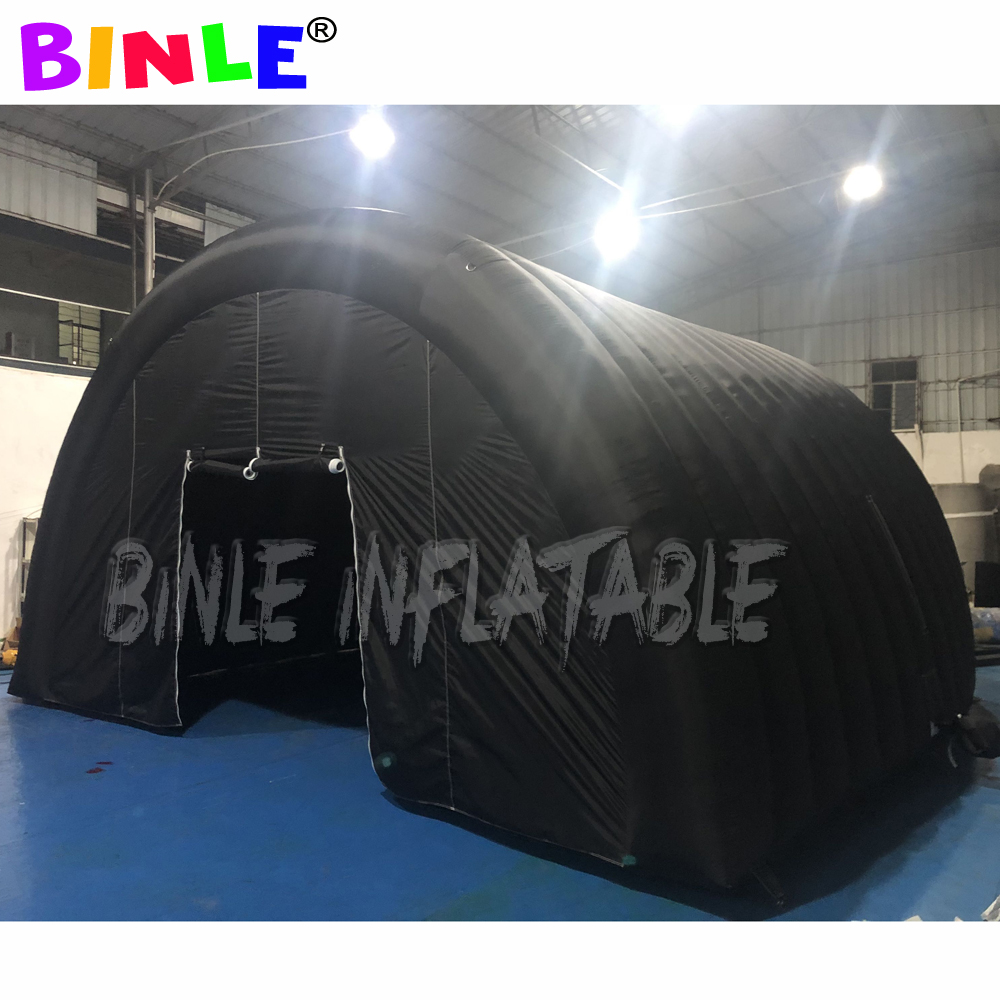 Custom any size 6x6x3.5meters Advertising Inflatables Tunnel Tent,Building Lawn Event Gaming Room Shelter Structures Work Blackout For Sale