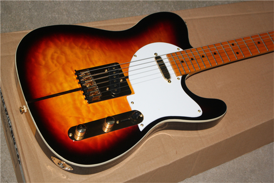 Tuff Dog Tele Electric Guitar AAA Cloud Maple Top Gold Hardware Maple Fingerboard High Quality Guitarar
Tuff Dog Tele Electric Guitar AAA Cloud Maple Top Gold Hardware Maple Fingerboard High Quality Guitarar