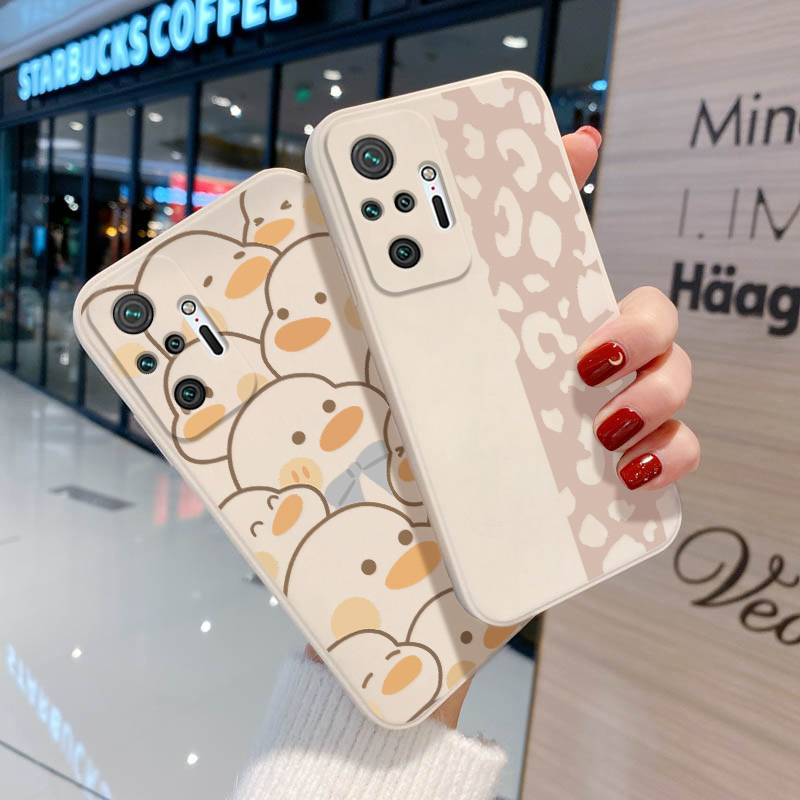 Leopard Protection Case For Xiaomi Redmi Note 10 9 8 Pro Case Cover Redmi Note9 11 9S 10S Poco X3 Pro M4 9C NFC 9A 9T 10Pro Sex Case