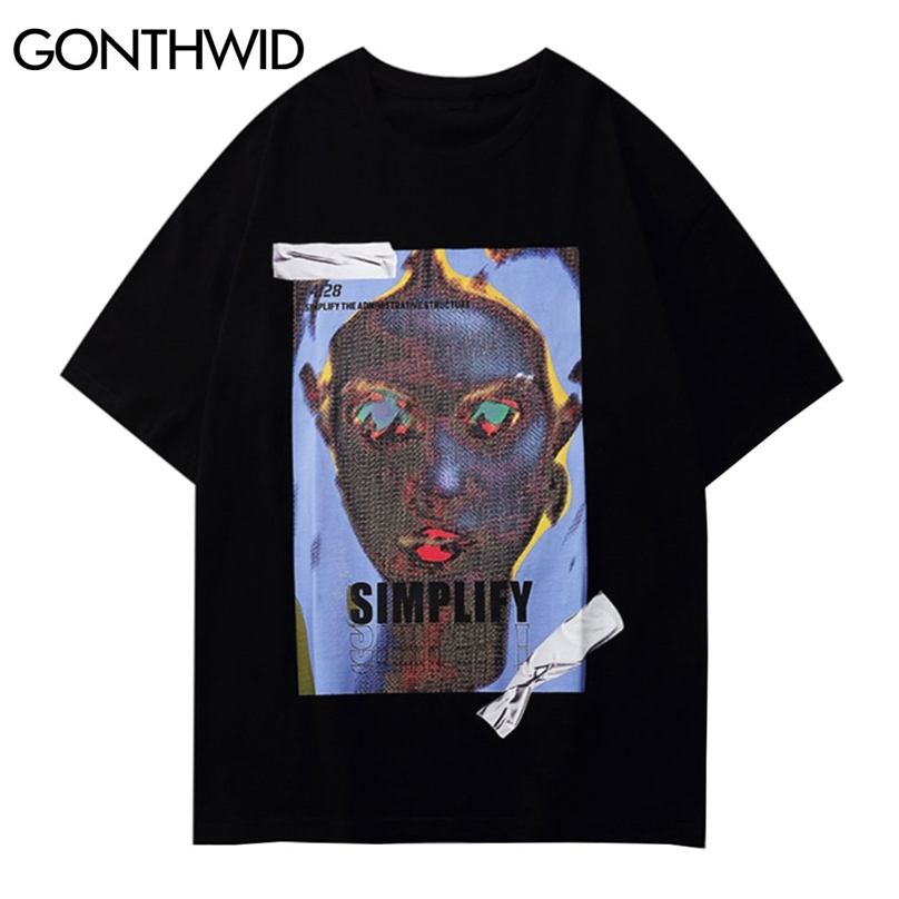 Tshirts Summer Men Harajuku Casual Cartoon Robot Print Short Sleeve Cotton T-Shirts Hip Hop Streetwear Loose Tees Tops 210602, White
Tshirts Summer Men Harajuku Casual Cartoon Robot Print Short Sleeve Cotton T-Shirts Hip Hop Streetwear Loose Tees Tops 210602, White