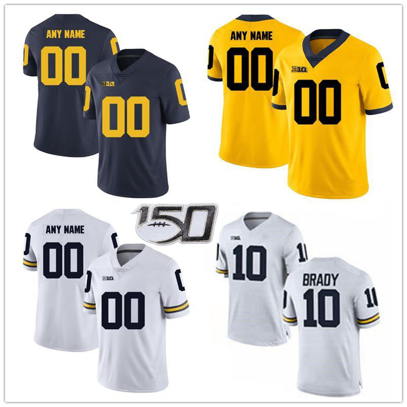 Custom Stitched Michigan Wolverines College Football Jerseys Tom Brady Jersey Patterson Charles Woodson Nico Collins Peoples-Jones 150TH Men, Black
Custom Stitched Michigan Wolverines College Football Jerseys Tom Brady Jersey Patterson Charles Woodson Nico Collins Peoples-Jones 150TH Men, Black
