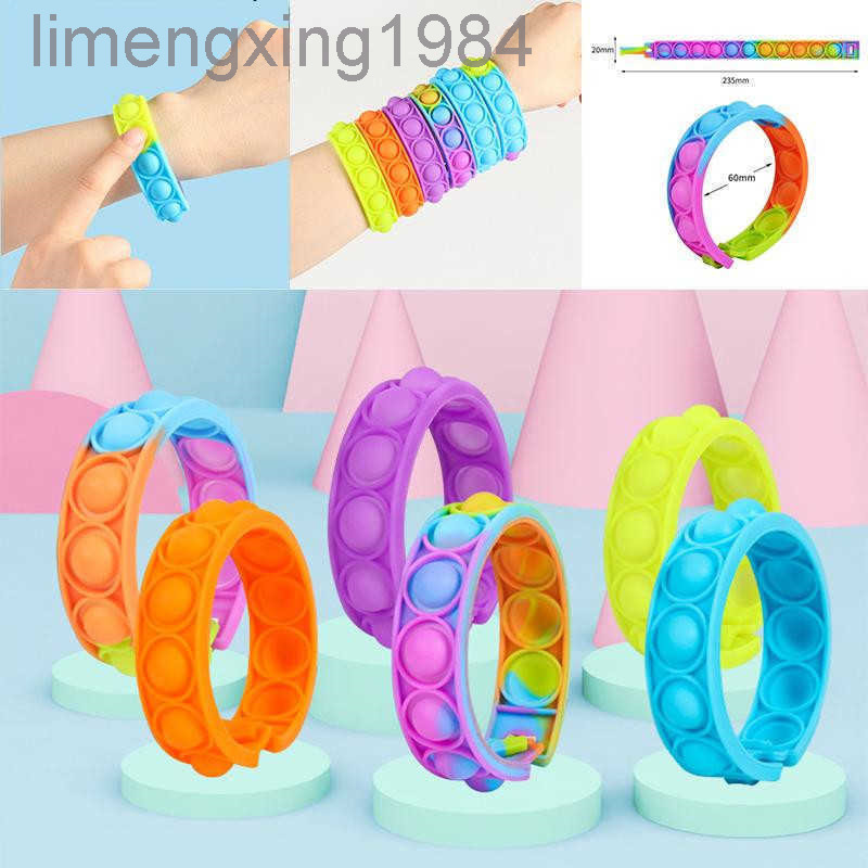 Push Its Fidget Decompression Toys Colorful Wristband-Shaped Push Bubble Fingertip Sensory Toy For Children Gifts
Push Its Fidget Decompression Toys Colorful Wristband-Shaped Push Bubble Fingertip Sensory Toy For Children Gifts