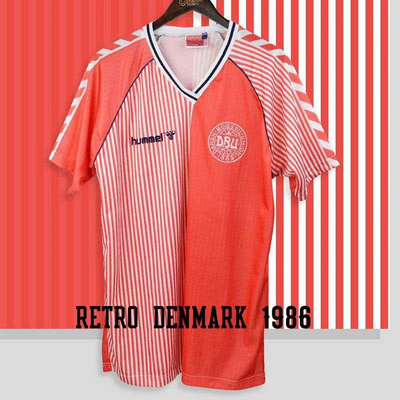 Retro Denmark 1986 Soccer Jerseys Larsen Olsen Laudrup Mölby Lerby Vintage Denmark Football Shirt Classic Kit, 1986 home
Retro Denmark 1986 Soccer Jerseys Larsen Olsen Laudrup Mölby Lerby Vintage Denmark Football Shirt Classic Kit, 1986 home