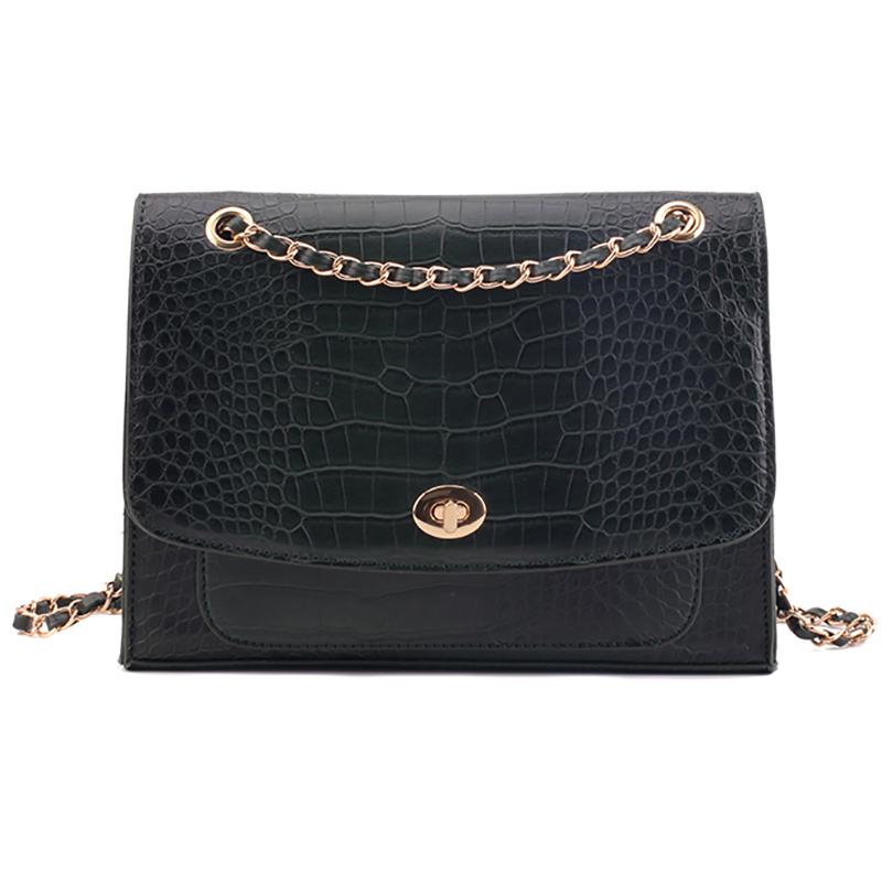 Vintage Fashion Big Tote bag 2021 New Quality PU Leather Women's Designer Handbag Crocodile pattern Chain Shoulder Messenger Bag, Black
Vintage Fashion Big Tote bag 2021 New Quality PU Leather Women's Designer Handbag Crocodile pattern Chain Shoulder Messenger Bag, Black