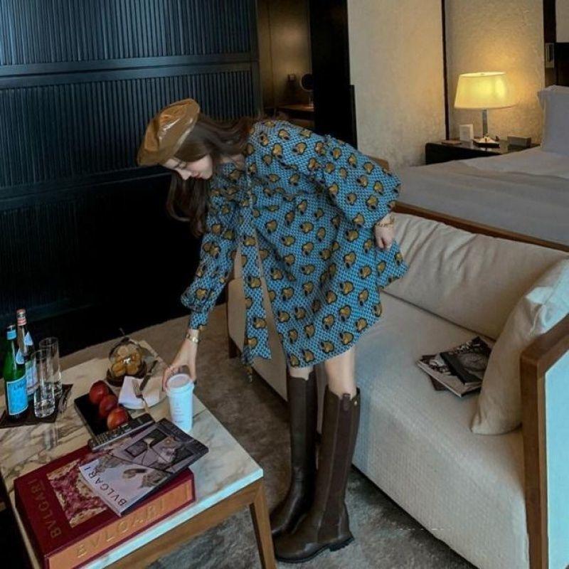 Casual Dresses Spring Dress Large Loose Temperament High-end Chiffon Blouse Women's With Bottomed, Photo colour
Casual Dresses Spring Dress Large Loose Temperament High-end Chiffon Blouse Women's With Bottomed, Photo colour