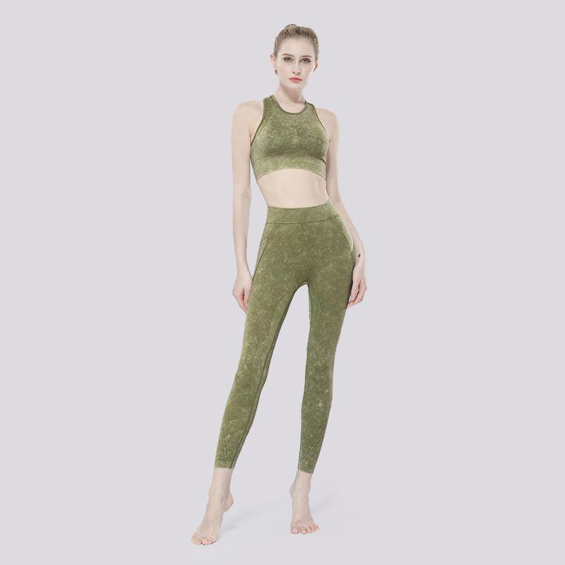 Washed Stretch Yoga Suits Running High Waist Workout Leggings With Pocket Seamless Fitness Outfits Sport Set Women Gym Clothing, Black
Washed Stretch Yoga Suits Running High Waist Workout Leggings With Pocket Seamless Fitness Outfits Sport Set Women Gym Clothing, Black