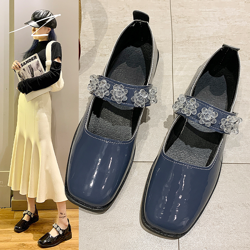Leather of Female Plutonium Style British Square Head Japanese Mary Jane Shoes Lolita Jk Uniform Crystal Flower Velcro 1bzf, Blue
Leather of Female Plutonium Style British Square Head Japanese Mary Jane Shoes Lolita Jk Uniform Crystal Flower Velcro 1bzf, Blue