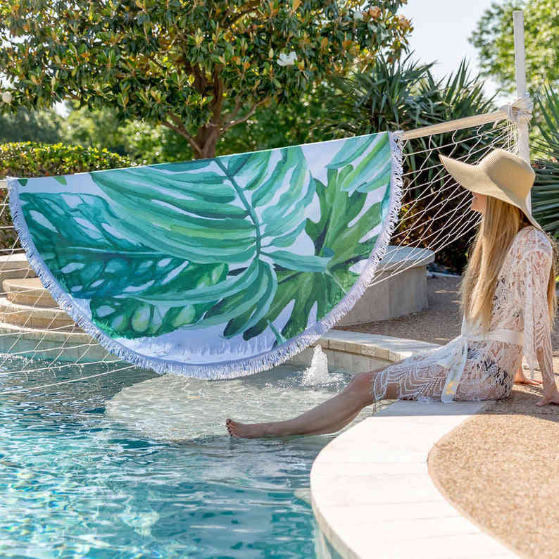150cm Round Beach Towel Summer BeachTassel Tapestry for Adults Geometric Flag Swimming Sunbath Large BeachTowels together Designer new, As the pictures
150cm Round Beach Towel Summer BeachTassel Tapestry for Adults Geometric Flag Swimming Sunbath Large BeachTowels together Designer new, As the pictures
