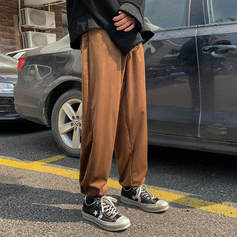 2021 New Autumn Cotton Corduroy Men's Fashion Retro Casual Pants Men Streetwear Wild Loose Hip-hop Straight Trousers Mens -5xl Zbpm, Black
2021 New Autumn Cotton Corduroy Men's Fashion Retro Casual Pants Men Streetwear Wild Loose Hip-hop Straight Trousers Mens -5xl Zbpm, Black