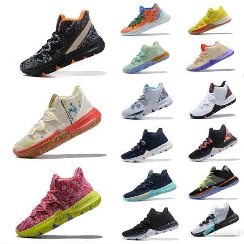 Top Quality Kyries 5 v Basketball Shoe Pineapple House Graffiti Black Gold Bred Creator Soundwave Horus Men Womens i Rving Friends Sport
Top Quality Kyries 5 v Basketball Shoe Pineapple House Graffiti Black Gold Bred Creator Soundwave Horus Men Womens i Rving Friends Sport