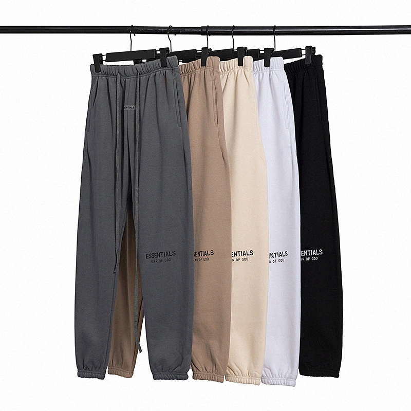 2021 New Autumn Winter USA Fear Of God Essentials Silicone letters print Trousers Casual Fog Sweatpants Men Women FG Jogger Pants 3m n x085#, Black
2021 New Autumn Winter USA Fear Of God Essentials Silicone letters print Trousers Casual Fog Sweatpants Men Women FG Jogger Pants 3m n x085#, Black