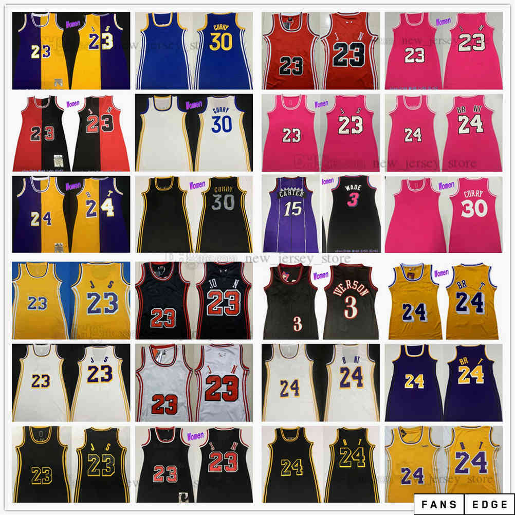 Mitchell and Ness Women Dress Basketball Jerseys Retro Stitched 3 Allen Dwyane Iverson Wade 30 Stephen 23 James Curry Jersey Pink Black
Mitchell and Ness Women Dress Basketball Jerseys Retro Stitched 3 Allen Dwyane Iverson Wade 30 Stephen 23 James Curry Jersey Pink Black