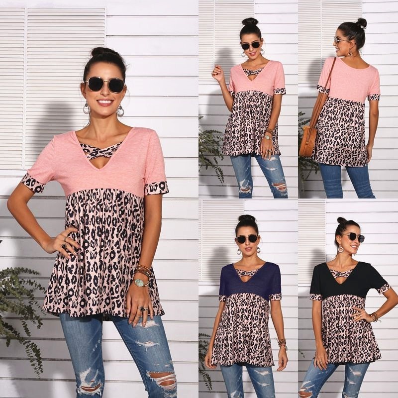 2021 New Spring Leopard Short Sleeve Clothing Tops Female Pacthwork Sexy v Neck t Shirt Graphic Tees Women Streetwear Ug1h
2021 New Spring Leopard Short Sleeve Clothing Tops Female Pacthwork Sexy v Neck t Shirt Graphic Tees Women Streetwear Ug1h