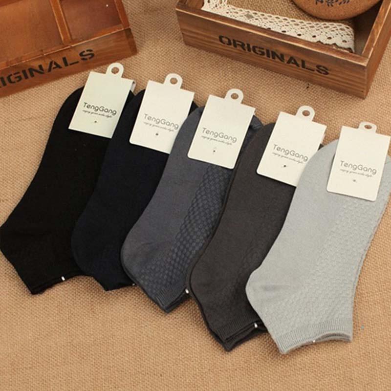 Men039s Socks 5Pairlot Men Bamboo Fiber Compression Summer Long Business Casual Sports Mens Dress Sock Gifts High Quality