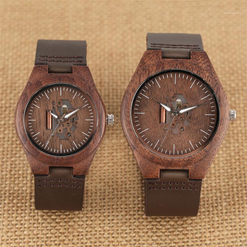 Hollow Engraved Round Dial Couple Watches Quartz Genuine Leather Wristwatch Coffee Brown Watch Band Natural Wooden Lovers Wristwatches, Walnut wood
Hollow Engraved Round Dial Couple Watches Quartz Genuine Leather Wristwatch Coffee Brown Watch Band Natural Wooden Lovers Wristwatches, Walnut wood