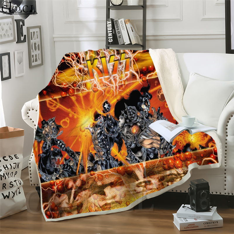 CLOOCL New Hair Metal Kiss Band 3D Print Harajuku Conditioning Blanket Sofa Teens Bedding Throw Blankets Plush Quilt
CLOOCL New Hair Metal Kiss Band 3D Print Harajuku Conditioning Blanket Sofa Teens Bedding Throw Blankets Plush Quilt