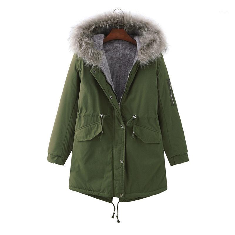 Women's Down & Parkas Winter Jackets Plus Velvet Thicken European Style Women Cotton Jacket Fashion Hooded Fur Collar Mid-Length Oversize Fe, Black
Women's Down & Parkas Winter Jackets Plus Velvet Thicken European Style Women Cotton Jacket Fashion Hooded Fur Collar Mid-Length Oversize Fe, Black