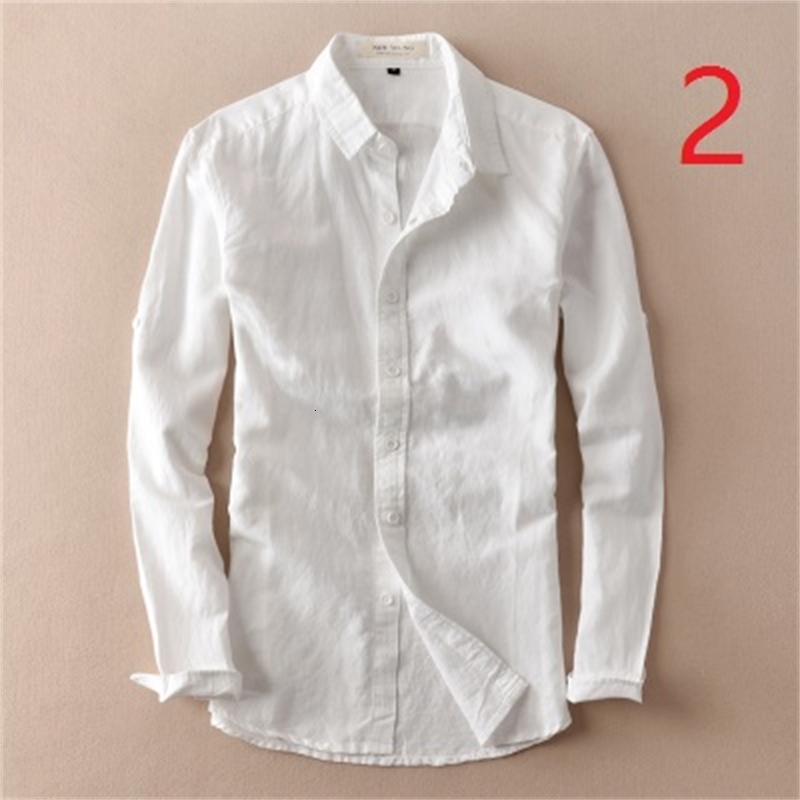 2021 New Summer Thin Long-sleeved Solid Color Men's Small Fresh White Casual and Beach Cotton Linen Loose Shirt M8kr
2021 New Summer Thin Long-sleeved Solid Color Men's Small Fresh White Casual and Beach Cotton Linen Loose Shirt M8kr