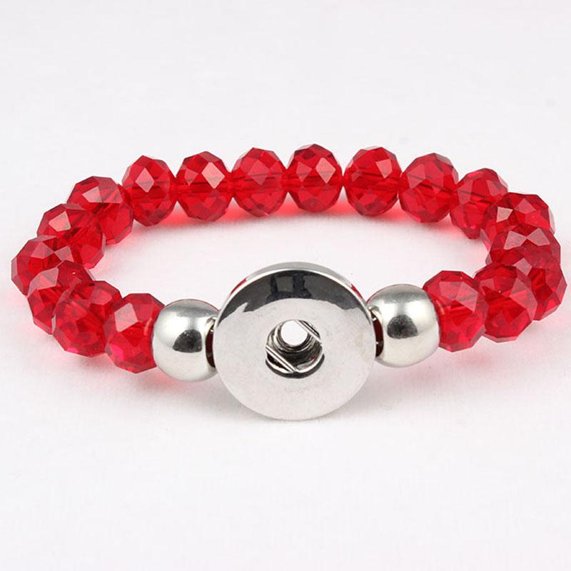 Beaded, Strands 6pcs/lot Wholesale Crystal Beads Snap Button Bracelet Fashion Handmade DIY Snaps Fit 18MM Jewelry
Beaded, Strands 6pcs/lot Wholesale Crystal Beads Snap Button Bracelet Fashion Handmade DIY Snaps Fit 18MM Jewelry