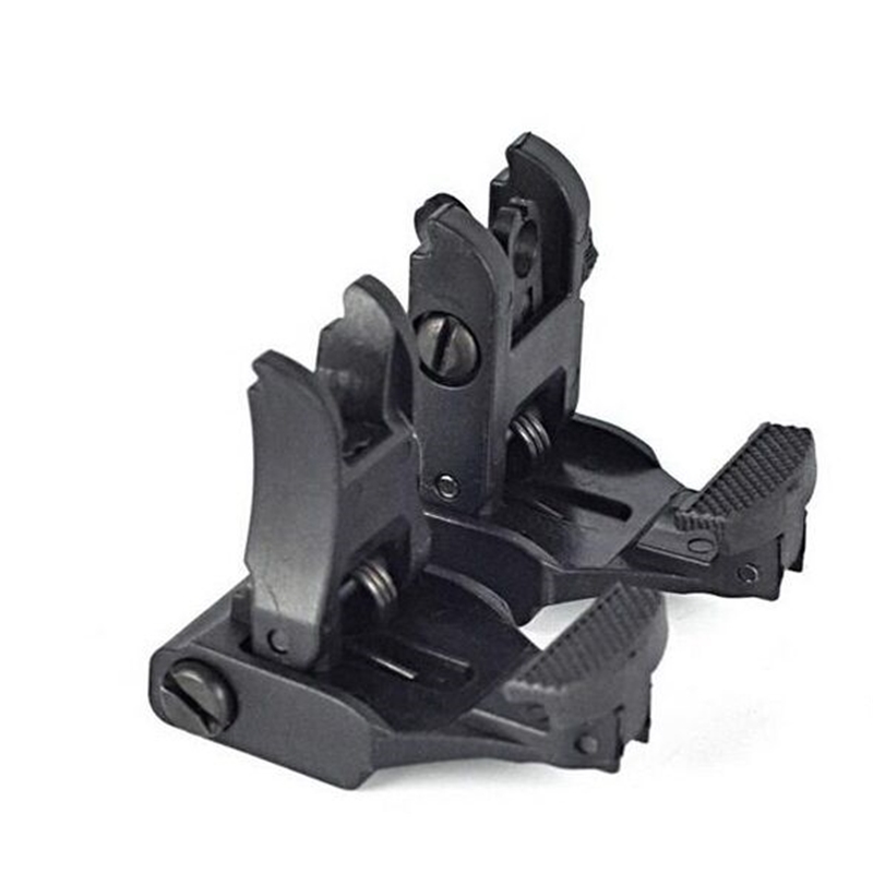 AR-15 Rapid Tactical Front And Rear Flip-up Back-up Sight Set For Picatinny Rail, Green
AR-15 Rapid Tactical Front And Rear Flip-up Back-up Sight Set For Picatinny Rail, Green