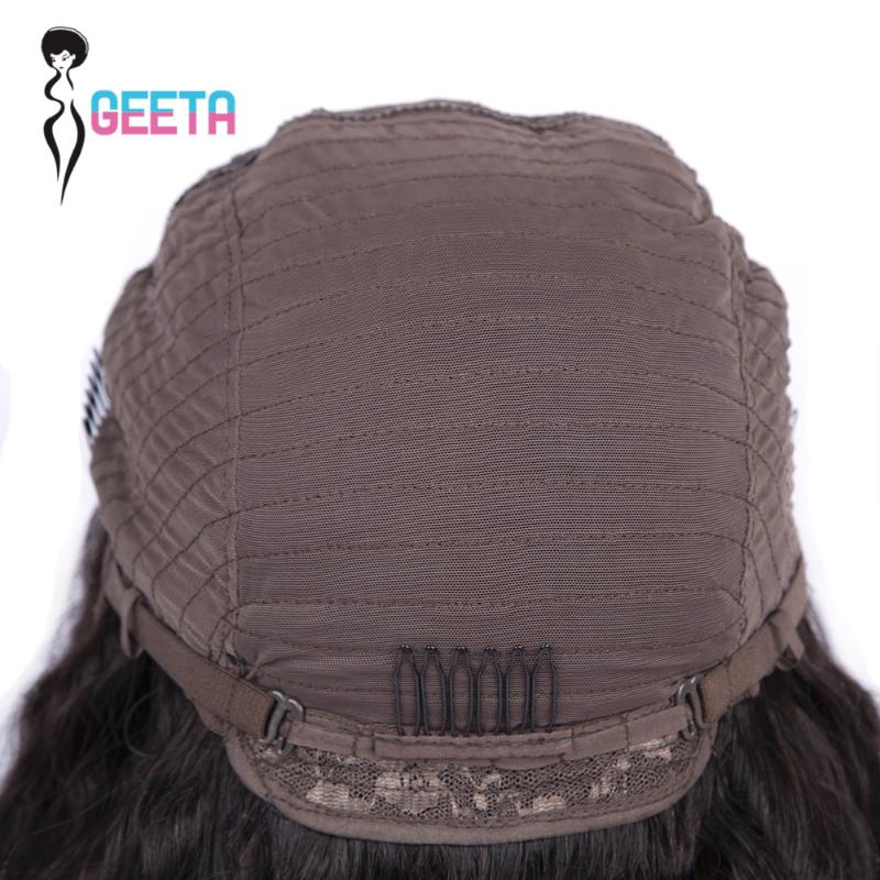 Lace Wigs Geeta Loose Deep Wave Closure Wig 180% 4x4 Front Human Hair Brazilian Frontal For Women