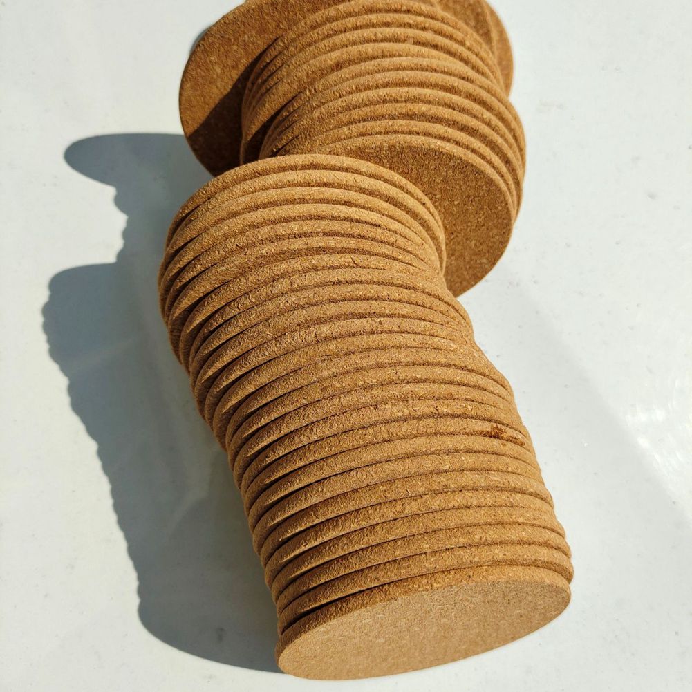 100pcs Cork Coasters Round Edge 1001005mm Mats Pads Wooden CorkCoaster 101005cm Wood Plant CoasterAbsorbent Corked Mat Boar6398683
