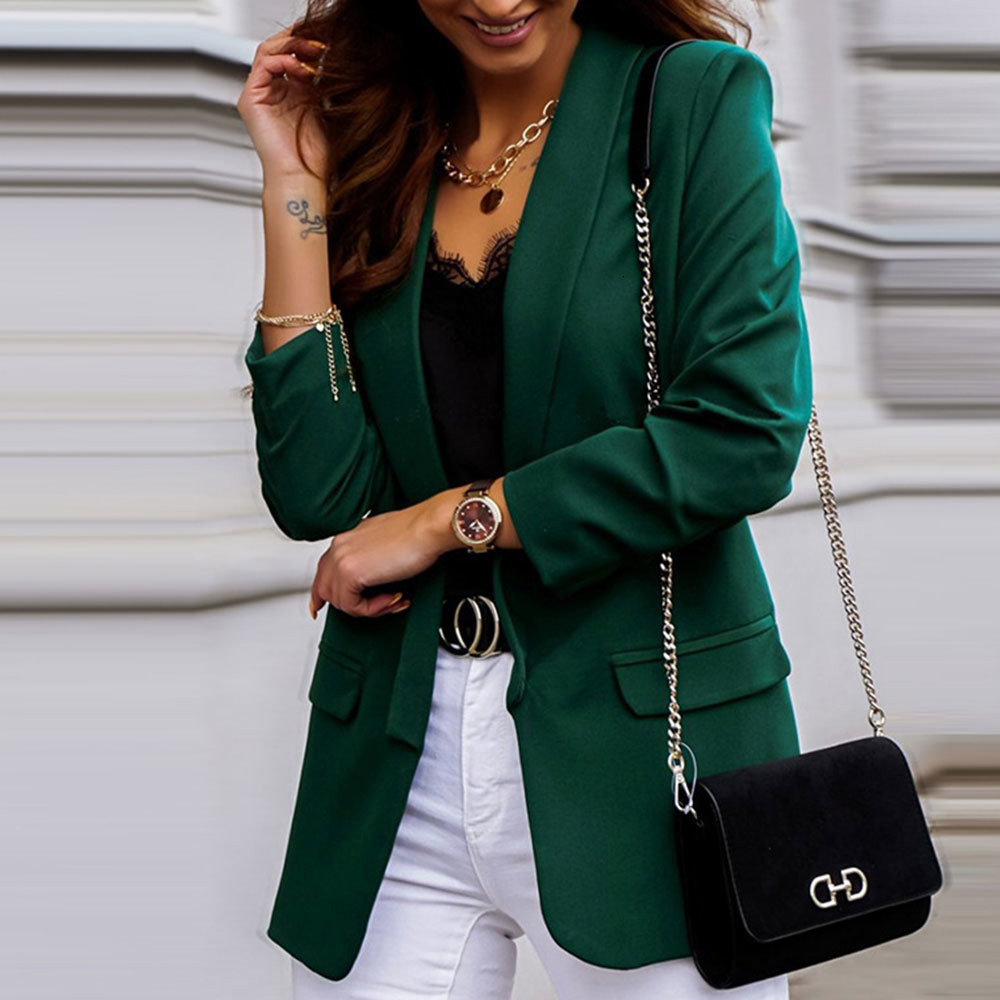 2021 New Office Lady Formal Slim Coats Elegant Long Sleeve Turn-down Collar Blazer Women's Demi-season Jacket Overcoats 7b85, White
2021 New Office Lady Formal Slim Coats Elegant Long Sleeve Turn-down Collar Blazer Women's Demi-season Jacket Overcoats 7b85, White